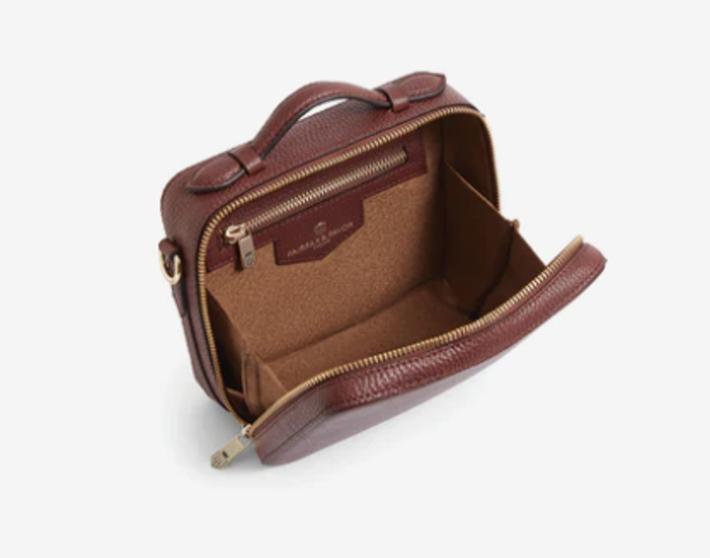 Fairfax And Favor Buckingham Cross Body Bag Burgundy Leather-2